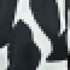 Black And White Leaf Print Strappy Cowl Neck Jumpsuit