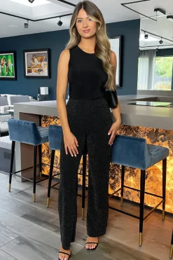 Black Sparkly Trousers