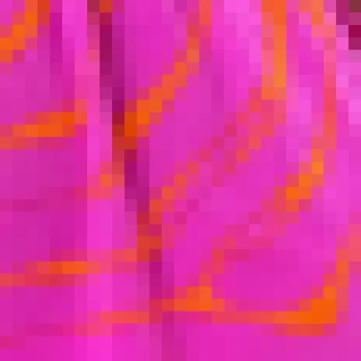 Hot Pink Printed One Shoulder Frill Detail Dipped Hem Dress