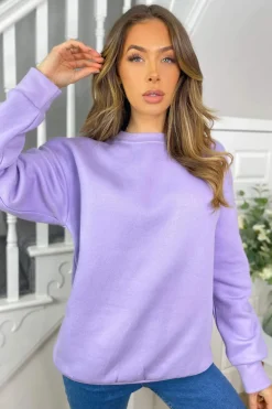 Lilac Oversized Sweatshirt