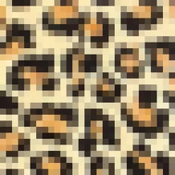 Multi Leopard Print Wide Leg Trousers