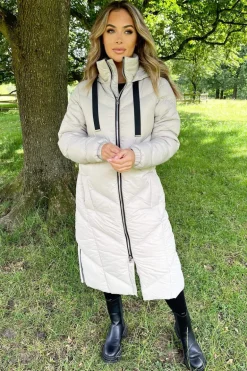 Oyster Long Puffer Coat