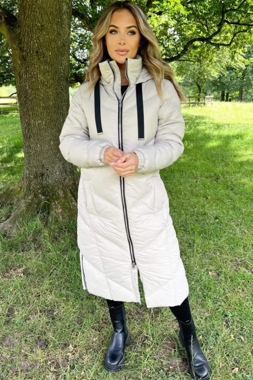 Oyster Long Puffer Coat