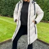 Oyster Long-Line Padded Coat