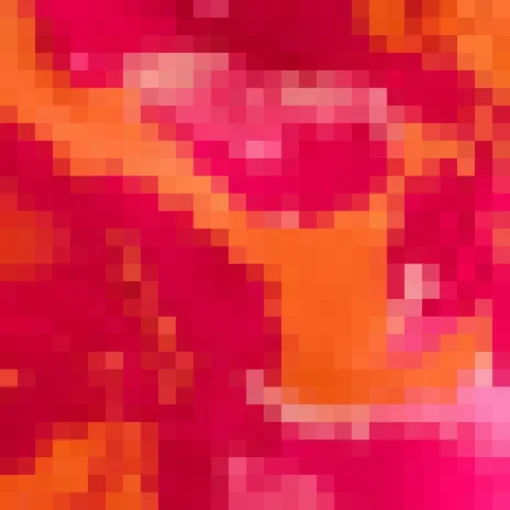 Pink And Peach Abstract Printed Asymmetric Cut Out Midi Dress