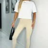 Stone High Rise Active Leggings