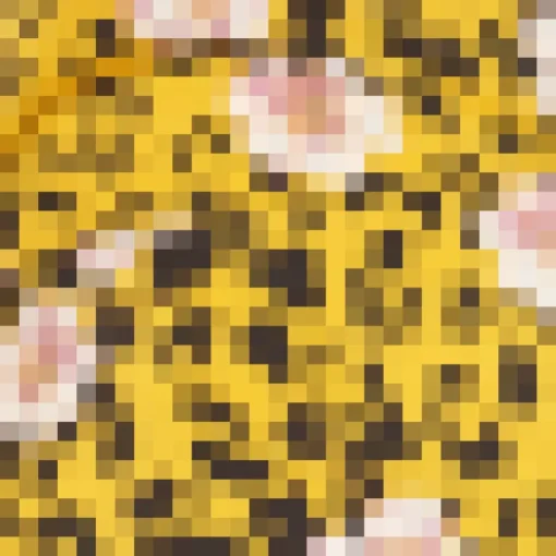 Yellow Animal Print Dress With Floral Detail